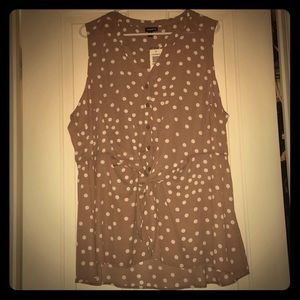 Torrid - Polka Dot Sleeveless Peplum
